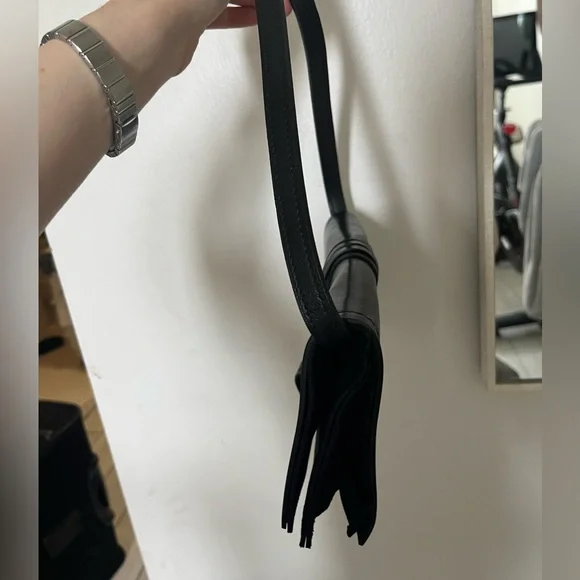 MARRIE SAINT PIERRE black leather purse - Picture 8 of 10